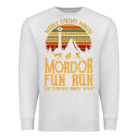 Oatmeal Heather middle earth's annual mordor fun run Premium Sweatshirt - artisFamous