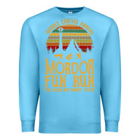 Ocean Blue middle earth's annual mordor fun run Premium Sweatshirt - artisFamous