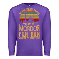 Purple middle earth's annual mordor fun run Premium Sweatshirt - artisFamous