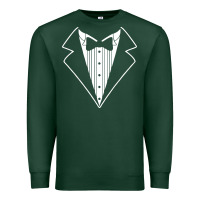 Fake Tux Tuxedo Suit Tie Premium Sweatshirt | Teevron