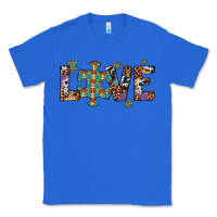 True Royal love autism awareness leopard cowhide Classic Tee - Artiststas