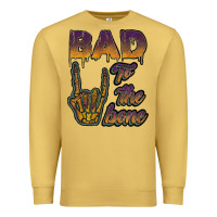 Antique Gold bad to the bone Premium Sweatshirt - JahusDesignShop