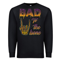 Black bad to the bone Premium Sweatshirt - JahusDesignShop