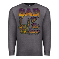 Charcoal Heather bad to the bone Premium Sweatshirt - JahusDesignShop