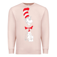 Pale Pink dr seuss the cat in the hat Premium Sweatshirt - artisFamous