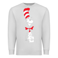 Dove Grey dr seuss the cat in the hat Premium Sweatshirt - artisFamous