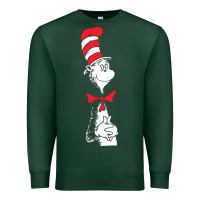 Sports Green dr seuss the cat in the hat Premium Sweatshirt - artisFamous