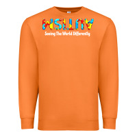 Carrot autism seeing the world differently Premium Sweatshirt - artisFamous