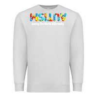Dove Grey autism seeing the world differently Premium Sweatshirt - artisFamous