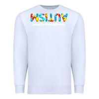 White autism seeing the world differently Premium Sweatshirt - artisFamous