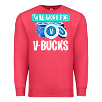 Cardinal will work for v bucks youth gamer Premium Sweatshirt - artisFamous