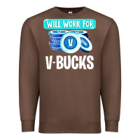 Chestnut will work for v bucks youth gamer Premium Sweatshirt - artisFamous