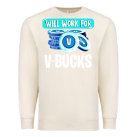 Sandshell will work for v bucks youth gamer Premium Sweatshirt - artisFamous