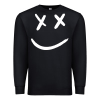 X Eyed Smiley Face X Eyes Smiling Premium Sweatshirt | Teevron