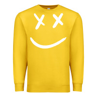 Lemon x eyed smiley face x eyes smiling Premium Sweatshirt - artisFamous