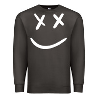 Smoke x eyed smiley face x eyes smiling Premium Sweatshirt - artisFamous