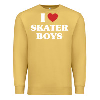 Antique Gold i love skater boys Premium Sweatshirt - artisFamous