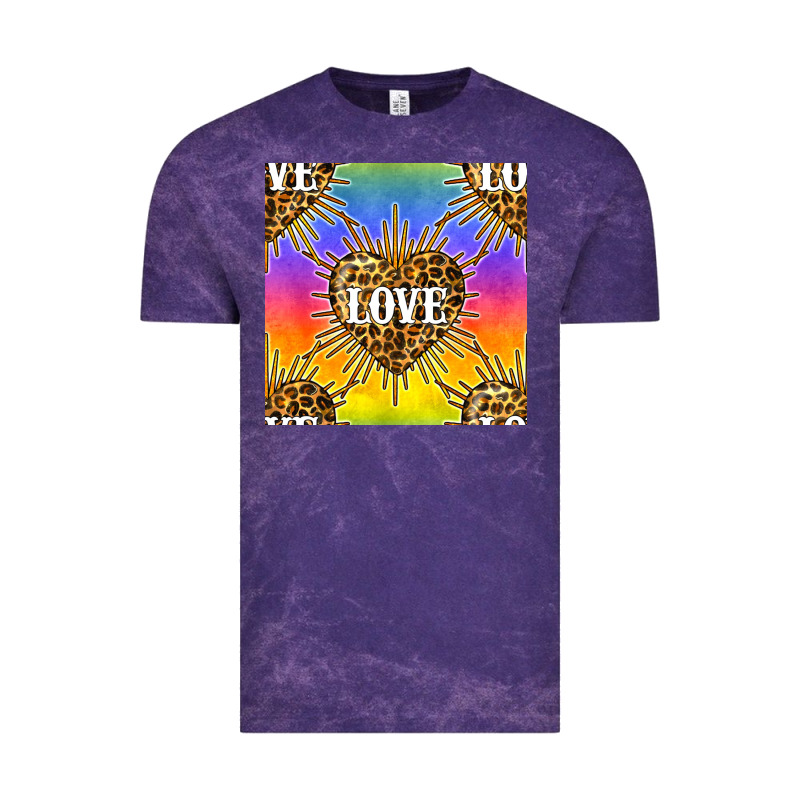 Pride Lgbtq Leopard Love Heart Seamless Pattern Vintage Tee by BundleAndBundleShop | Teevron
