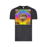 Vintage Black Pride lgbtq leopard love heart seamless pattern Vintage Tee - BundleAndBundleShop