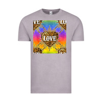 Vintage Zinc Pride lgbtq leopard love heart seamless pattern Vintage Tee - BundleAndBundleShop