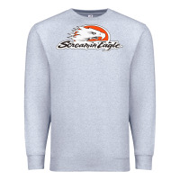 Heather Grey the screamin eagle Premium Sweatshirt - artisFamous