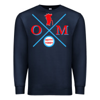 Navy hotty toddy rebel for life mississippi Premium Sweatshirt - artisFamous