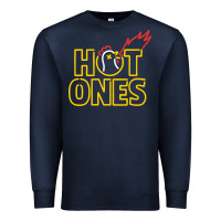 Navy hot ones Premium Sweatshirt - artisFamous