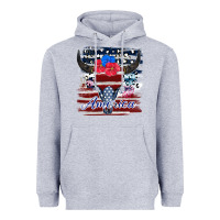 Heather Grey bull skull america Heavyweight Hoodie - JahusDesignShop