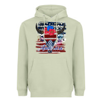 Matcha bull skull america Heavyweight Hoodie - JahusDesignShop