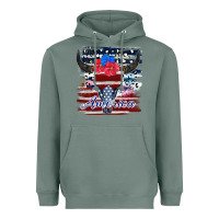 Sage bull skull america Heavyweight Hoodie - JahusDesignShop