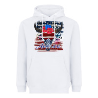 White bull skull america Heavyweight Hoodie - JahusDesignShop
