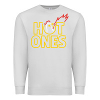 Dove Grey hot ones Premium Sweatshirt - artisFamous