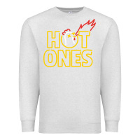 Oatmeal Heather hot ones Premium Sweatshirt - artisFamous