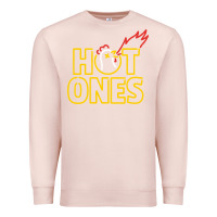 Pale Pink hot ones Premium Sweatshirt - artisFamous
