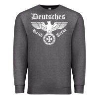 Charcoal Heather deutsches reich Premium Sweatshirt - artisFamous