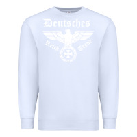 White deutsches reich Premium Sweatshirt - artisFamous