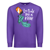 Purple la croix drink Premium Sweatshirt - artisFamous