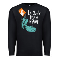 Black la croix drink Premium Sweatshirt - artisFamous