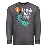 Charcoal Heather la croix drink Premium Sweatshirt - artisFamous