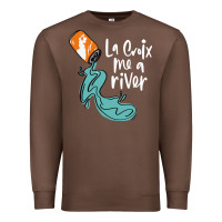 Chestnut la croix drink Premium Sweatshirt - artisFamous