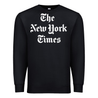 Black new york times Premium Sweatshirt - artisFamous