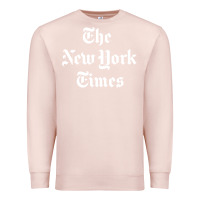 Pale Pink new york times Premium Sweatshirt - artisFamous
