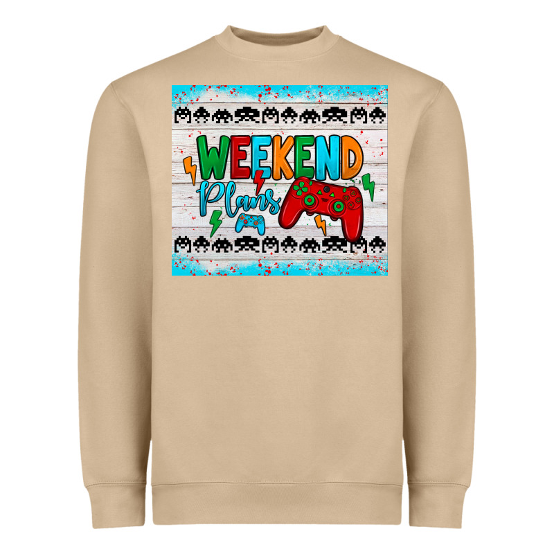Weekend Plans Heavyweight Sweatshirt by JahusDesignShop | Teevron