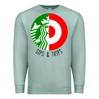Seafoam sips and  trips Premium Sweatshirt - artisFamous