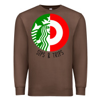 Chestnut sips and  trips Premium Sweatshirt - artisFamous