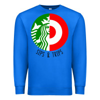 True Royal sips and  trips Premium Sweatshirt - artisFamous