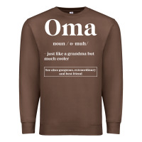 Chestnut Oma Definition - Mother's Day Gift Premium Sweatshirt - artisFamous
