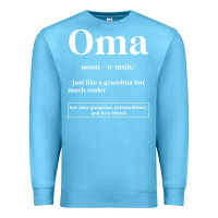 Ocean Blue Oma Definition - Mother's Day Gift Premium Sweatshirt - artisFamous