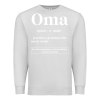 Dove Grey Oma Definition - Mother's Day Gift Premium Sweatshirt - artisFamous