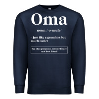 Navy Oma Definition - Mother's Day Gift Premium Sweatshirt - artisFamous